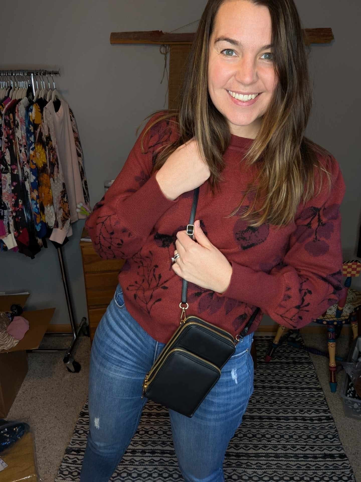 Ivy Crossbody Wallet + Purse - Sky Blue