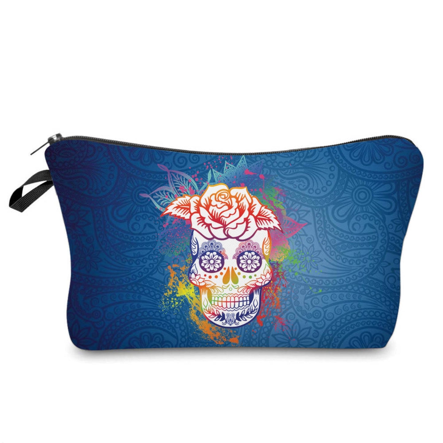 Pouch - Halloween Fall - Paisley Skull