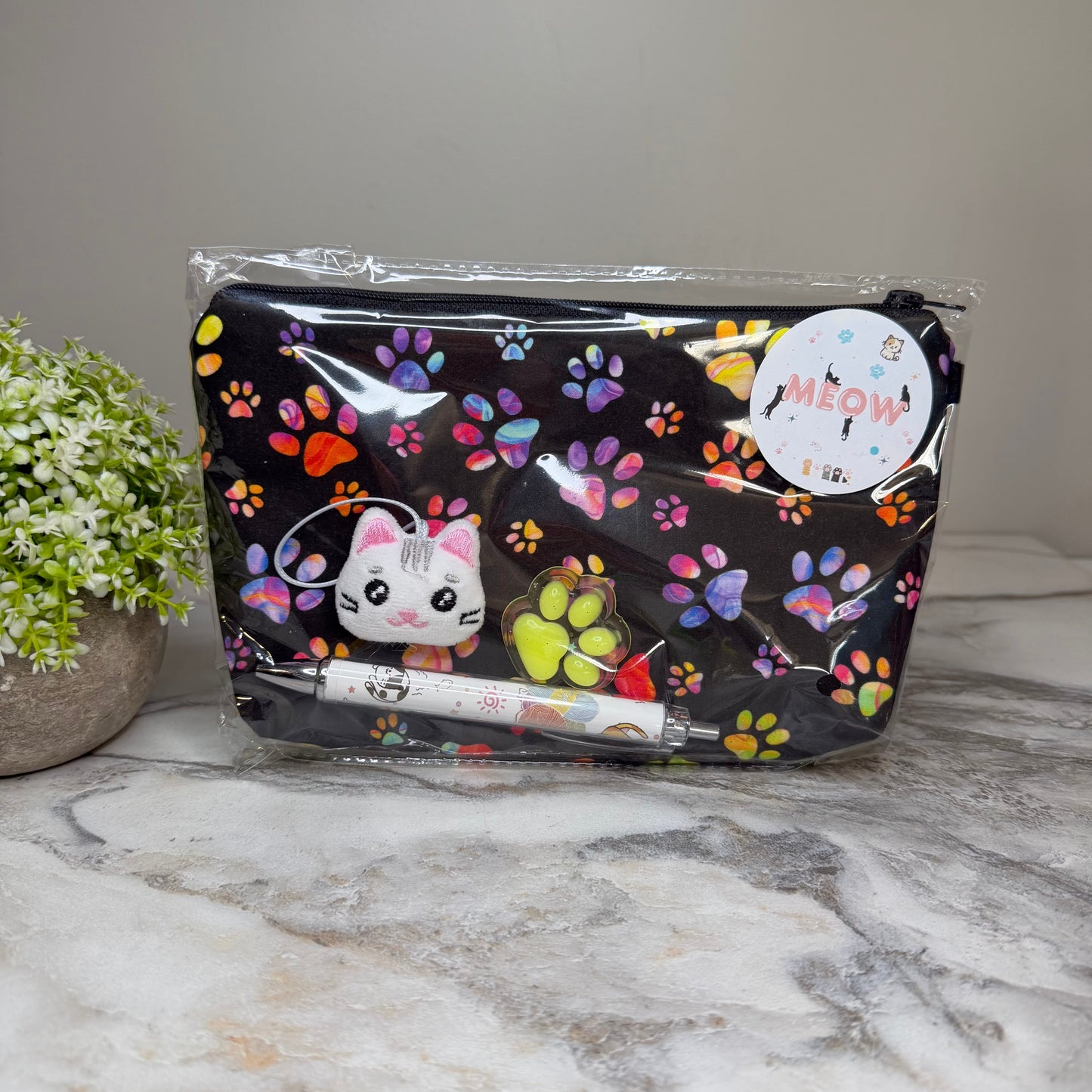 Bundled Set - Rainbow Paw Cat