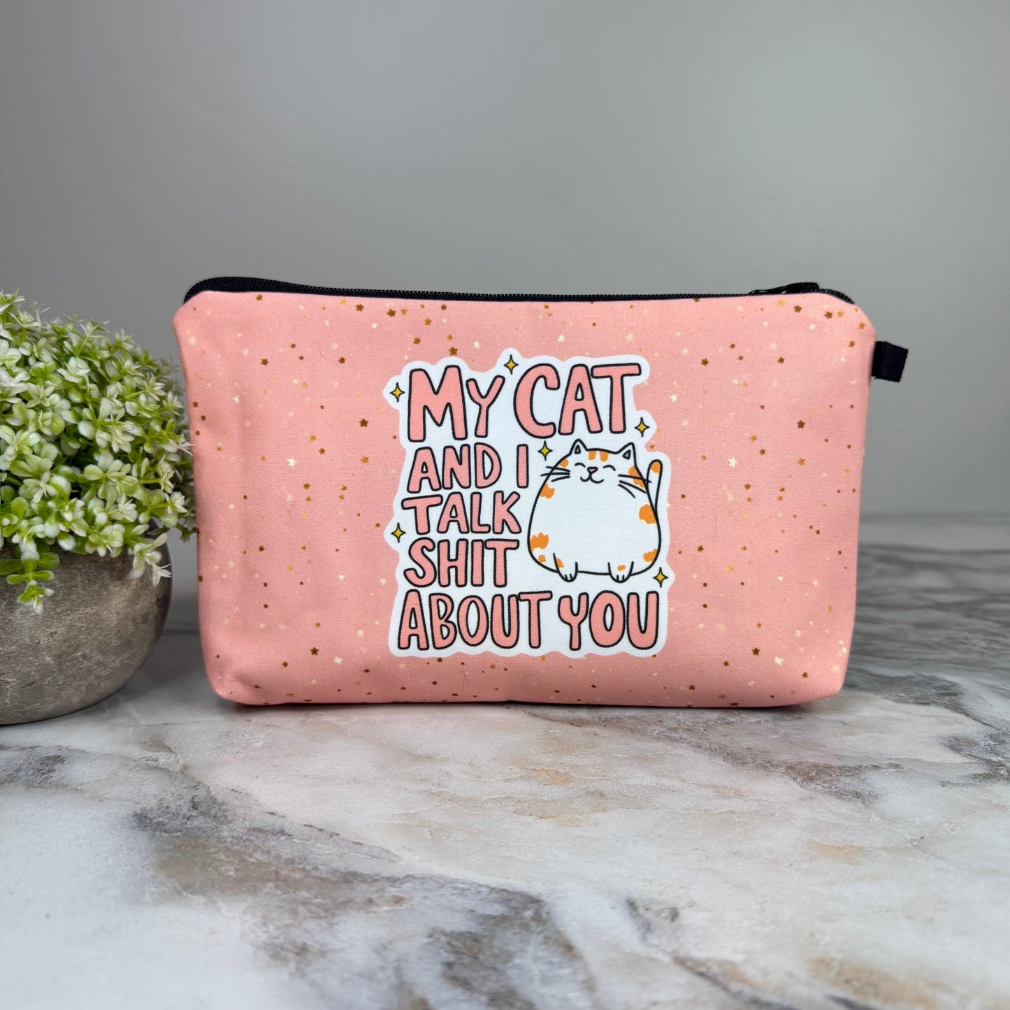 Pouch - Cat, Talk Shit