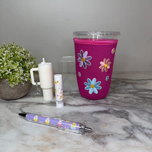 Bundled Set - Floral Patches Pink