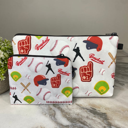 Pouch & Mini Pouch Bundled Set - Baseball Game