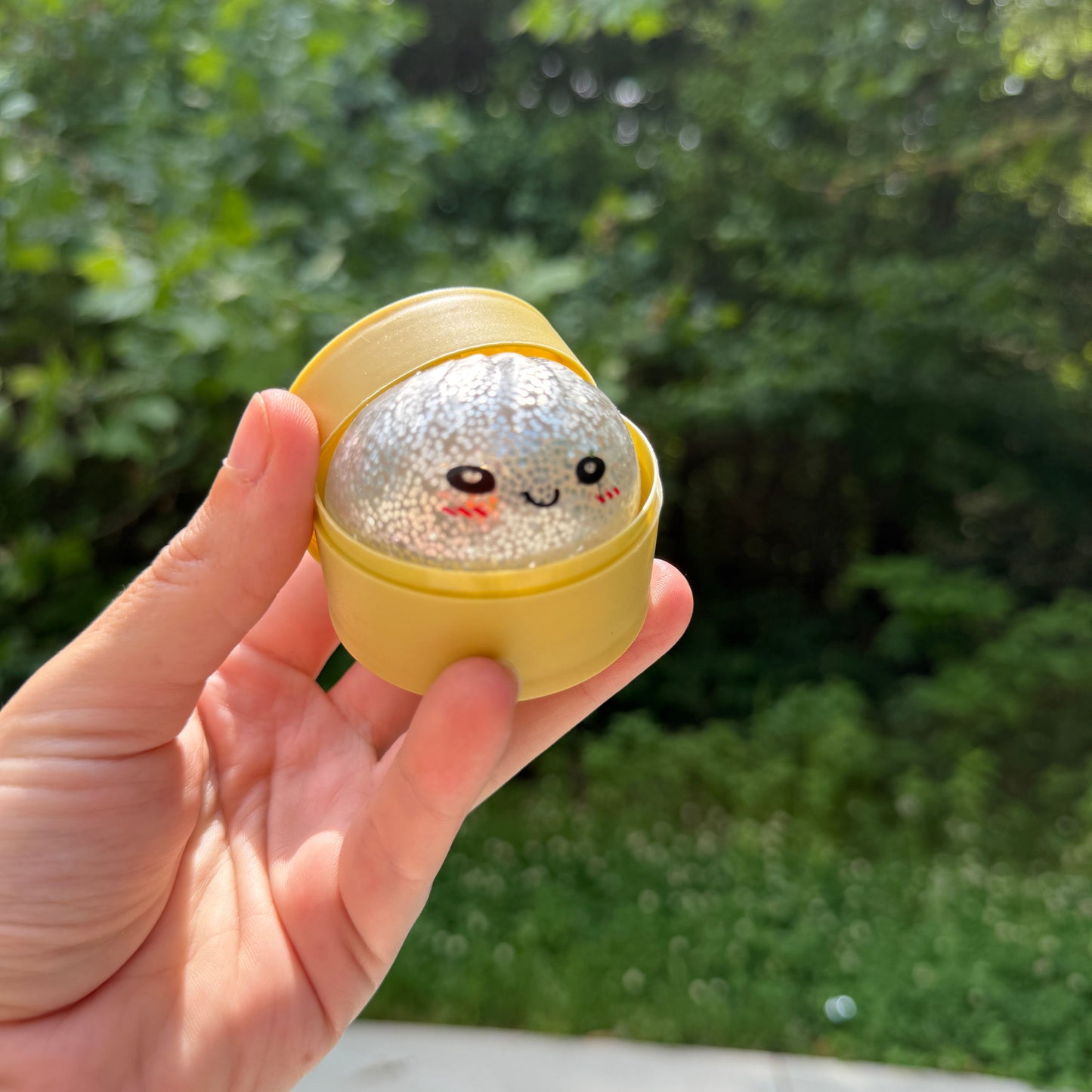 Squishy Toy - Mini Dumpling, Quick Glitter + Water Bead