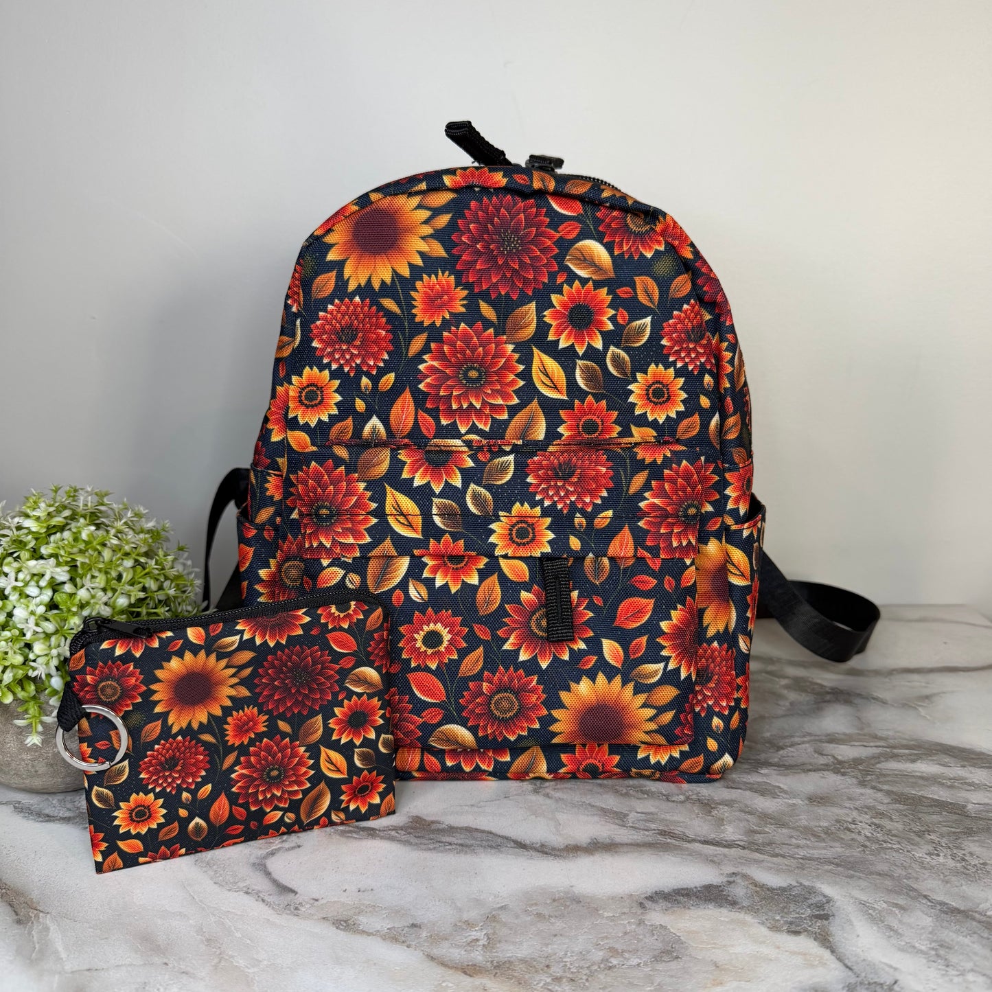 Bundled Set - Moody Crimson Floral