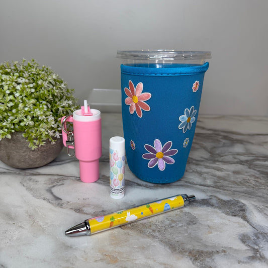 Bundled Set - Floral Patches Blue