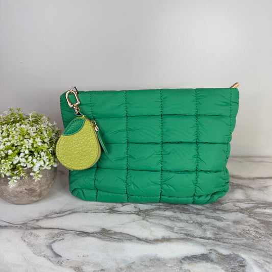 Bundled Set - Green Puffer Pouch