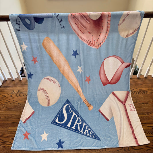 Blanket - Baseball, Let’s Play Ball - PREORDER