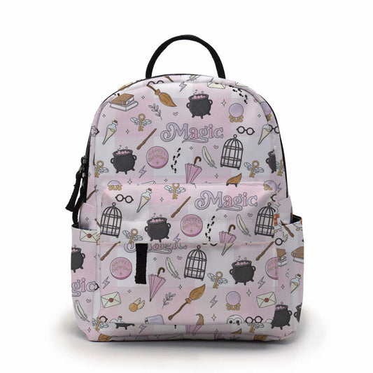 Mini Backpack - Magic Pink White