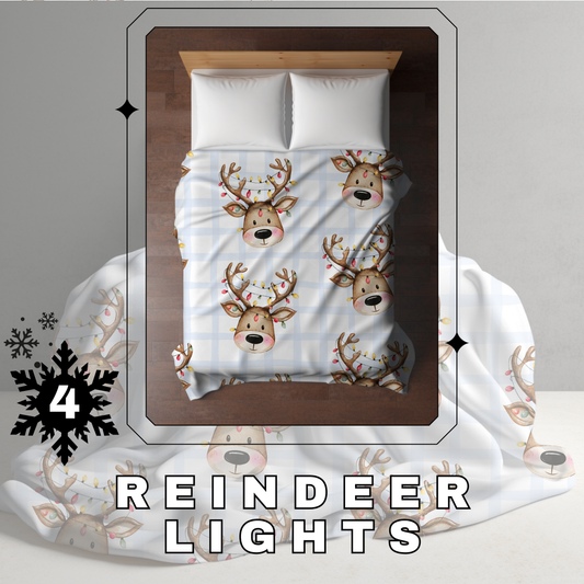 Blanket Christmas - Reindeer Lights - PREORDER