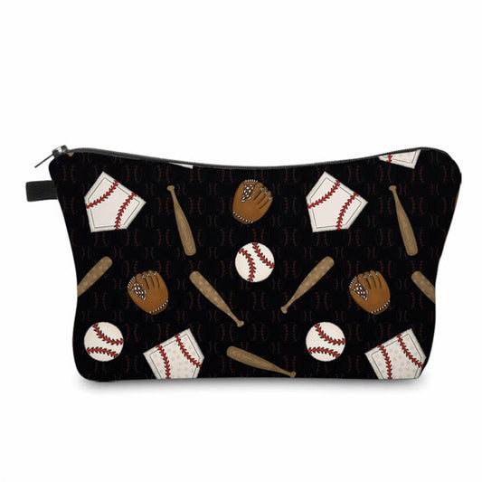 Pouch - Baseball on Black
