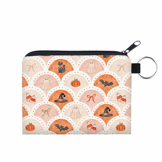 Mini Pouch - Halloween Cute Scallop Things