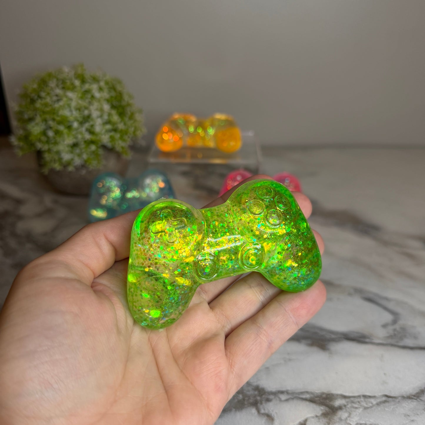 Squishy Toy - Glitter Game Controller
