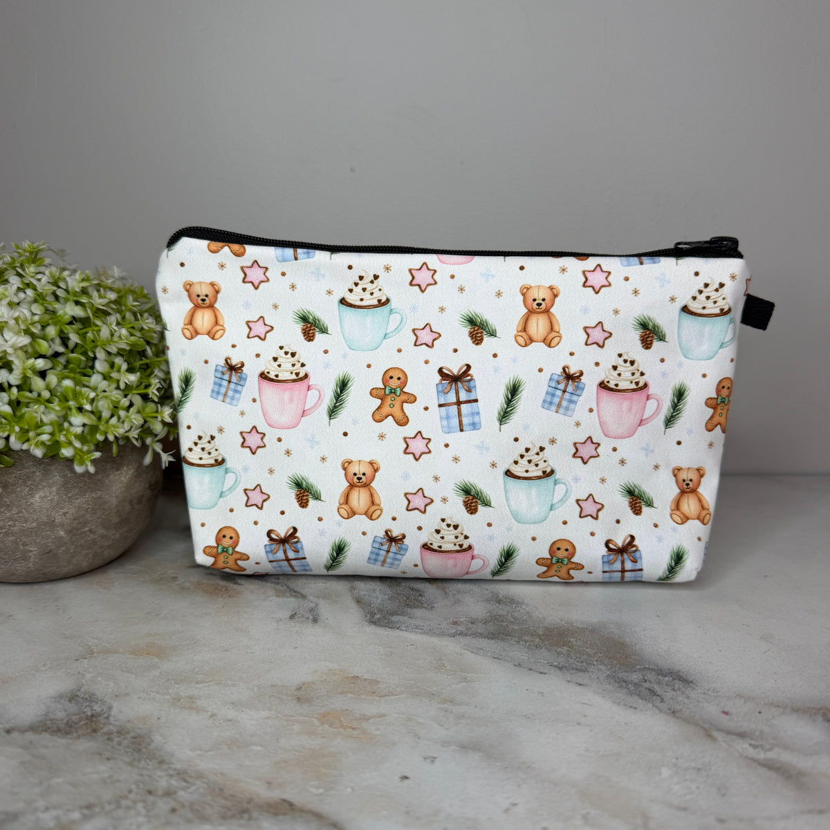 Pouch - Christmas - Cocoa Gingerbread Bear