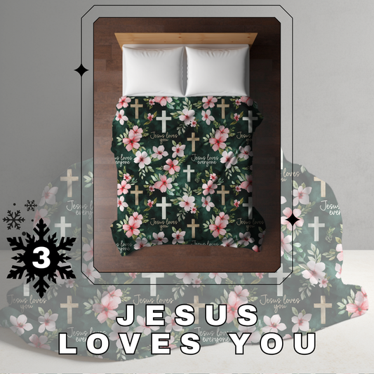 Blanket Christmas - Jesus Loves You - PREORDER
